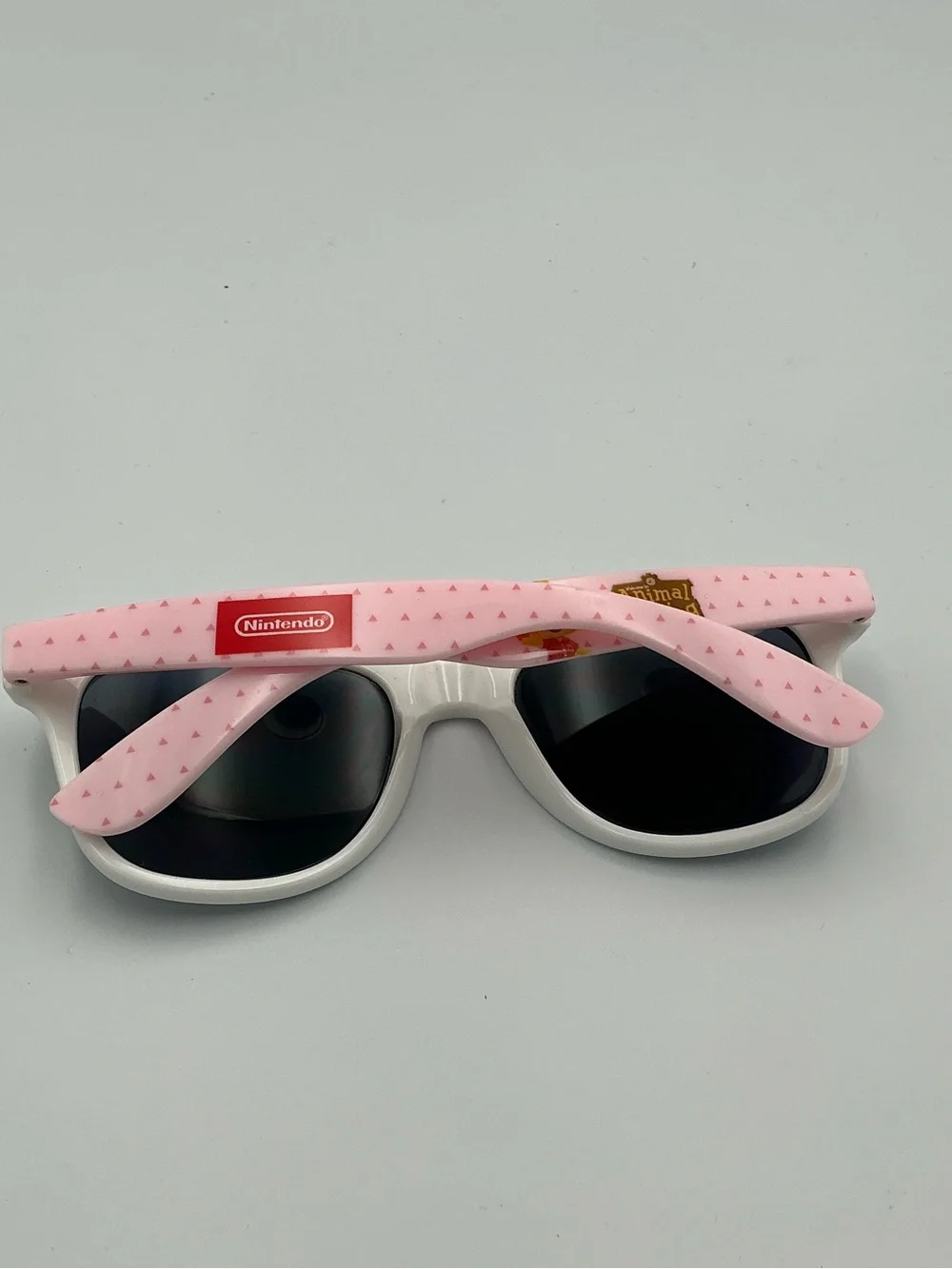 Nintendo Animal Crossing Kids White Frame Sunglasses with Pink  ,